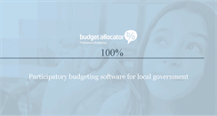 Desktop Screenshot of budgetallocator.com